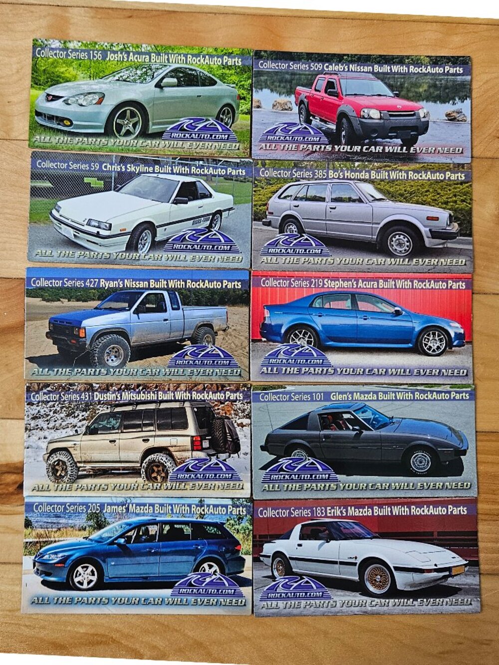 10 pc ROCKAUTO MAGNET LOT